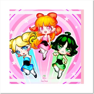 Super Power Girls Posters and Art